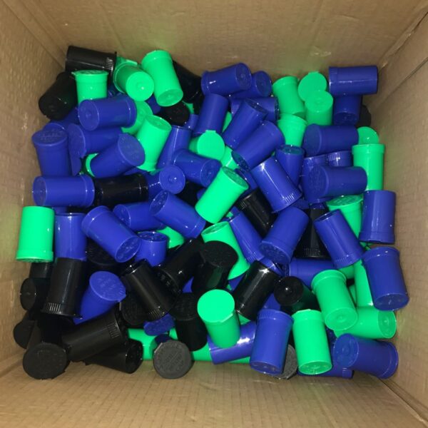 6 DRAM POP TOP BOTTLES MIXED BOX 50 Top Shelf Packaging