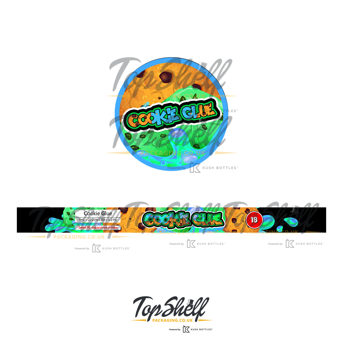 COOKIE GLUE Top Shelf Packaging