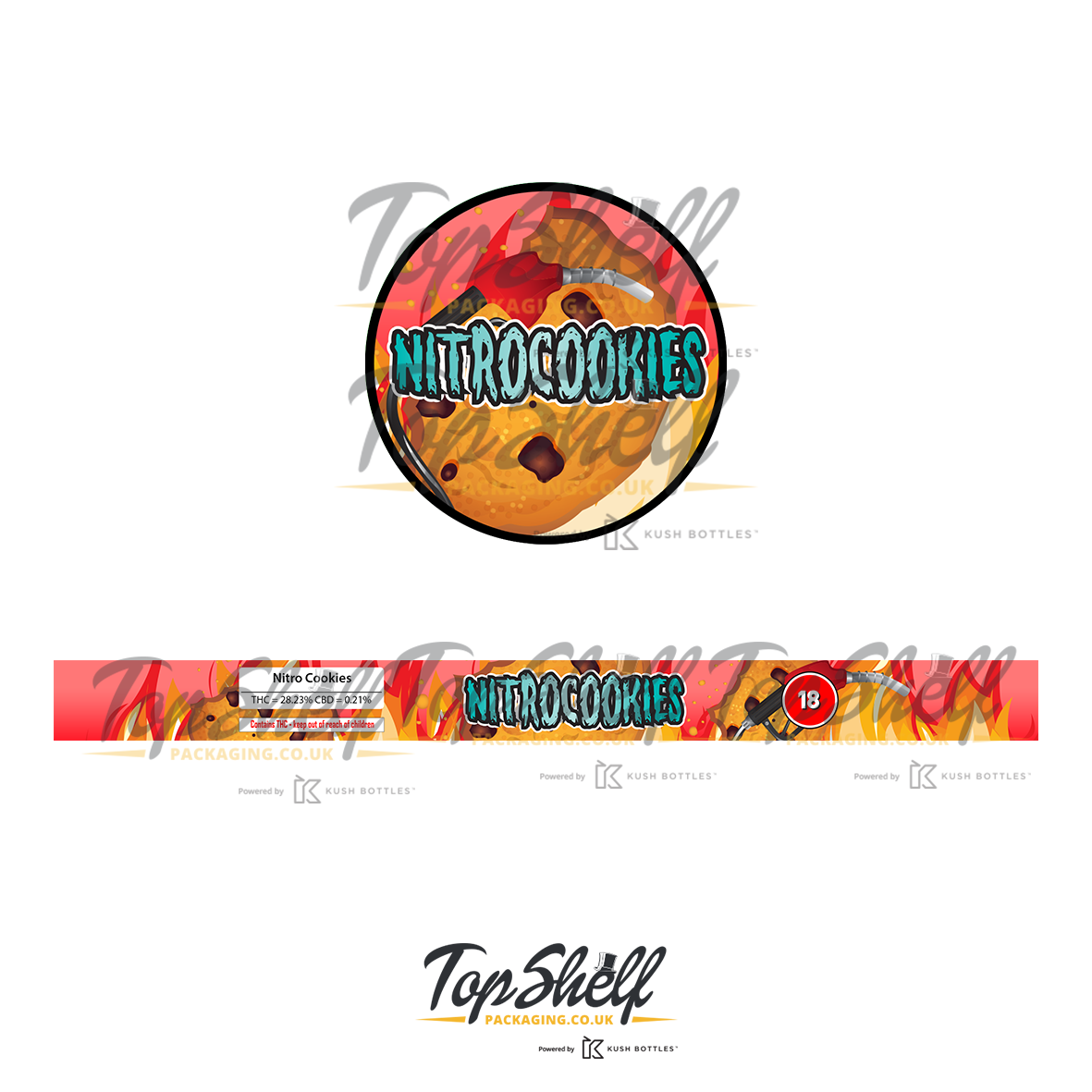 NITRO COOKIES Top Shelf Packaging