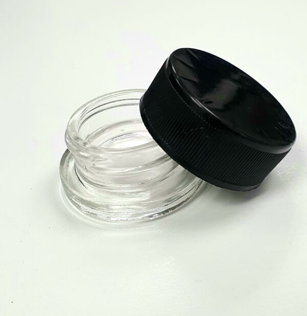 9 ml Glass concentrate jar - Child resistant lid - Image 2