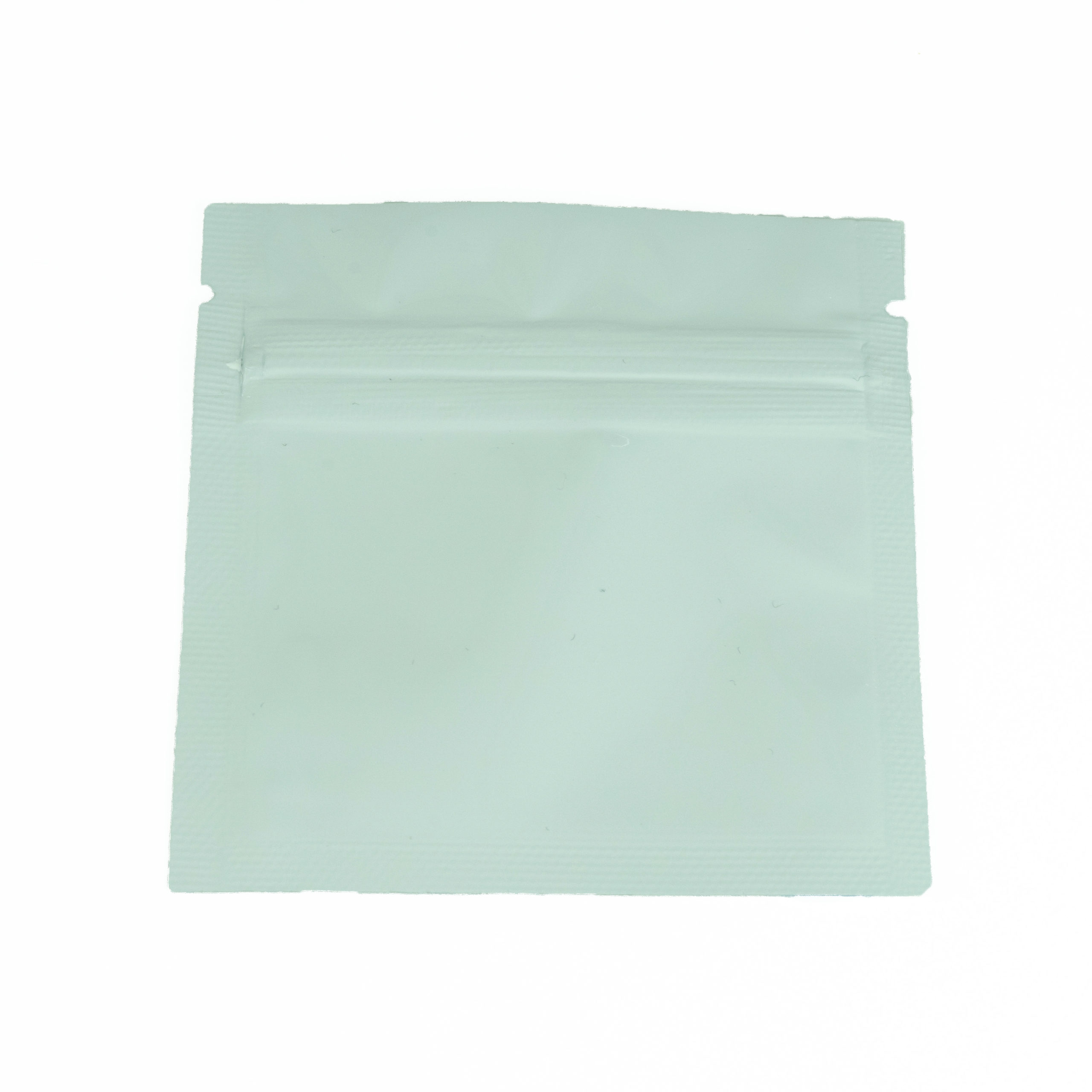 1g Mylar Bags 7x7cm (White / Clear) Top Shelf Packaging